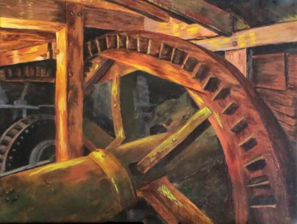 The Old Grist Mill by Carol Schmauder