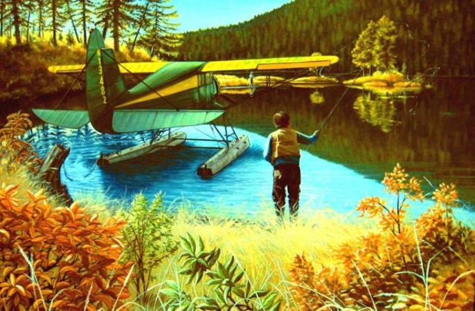 WILDERNESS FISHING by LORETTA JENKINS