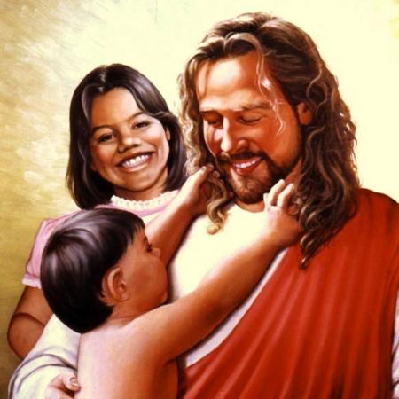 JESUS WITH CHILDREN by LORETTA JENKINS