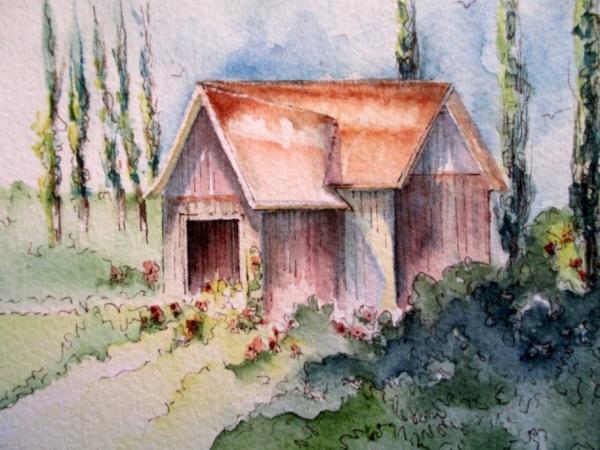 Cottages #2 by Vicki A. West