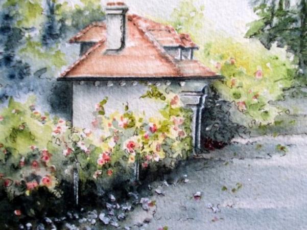 Cottages #1 by Vicki A. West