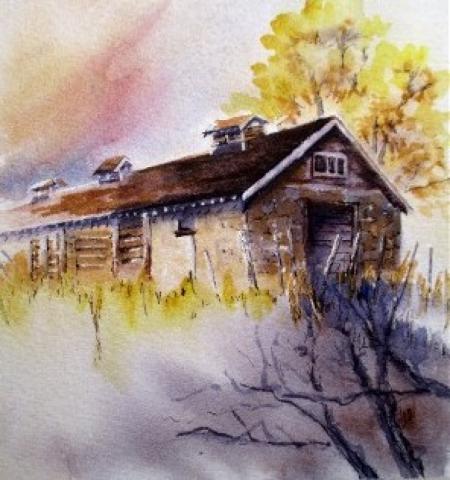 Cottages #3 by Vicki A. West