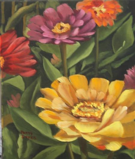 Zinnias by Patty Sykes