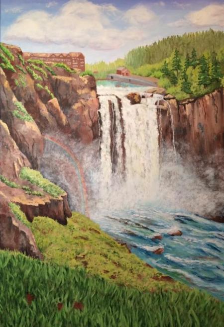 Snoqualmie Falls by Carol Schmauder