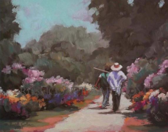 "PLANTATION GARDENERS" Limited Edition Print by Rush Cole