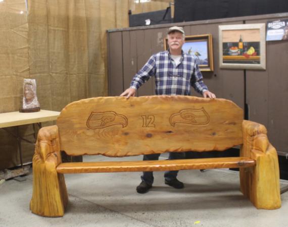 Seahawk Bench by ron adamson